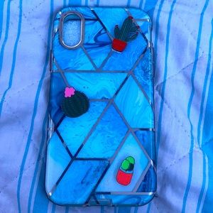 iPhone X/XR  marble phone case